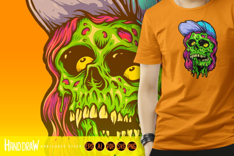 Cool Man Monster Zombie Illustrations