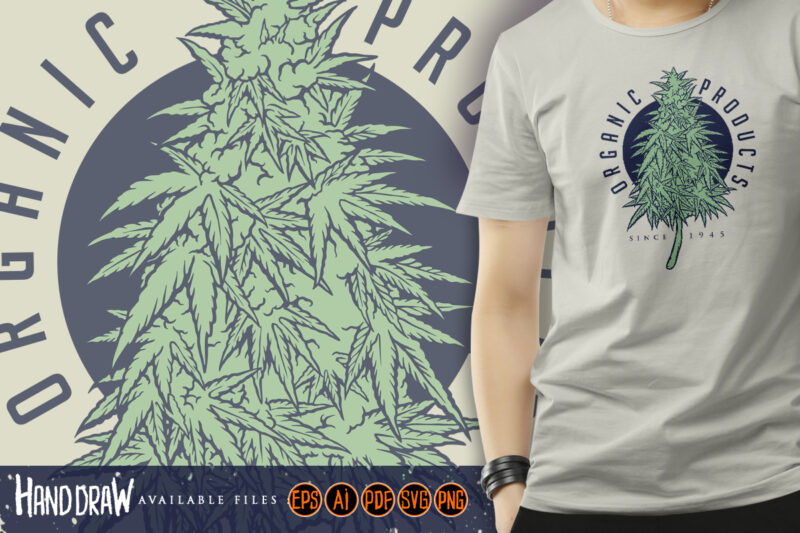 Cannabis Plant Organic Products Logo