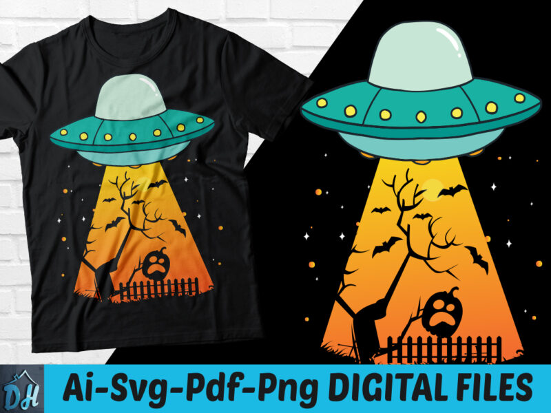 UFO halloween t-shirt design, Funny UFO Alien Abduction SVG, Halloween tshirt, UFO halloween tshirt, Funny Alien in halloween tshirt, UFO sweatshirts & hoodies