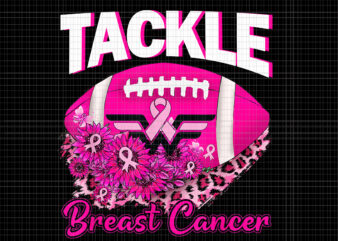 Tackle Breast Cancer Awareness Png, Tackle Cancer Football Png, Pink Ribbon Leopard Football Png, Pink Ribbon Png, Halloween Png, Autumn Png, Tackle Cancer Pink Ribbon Png