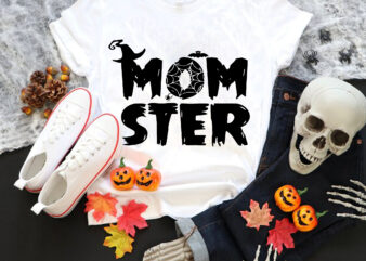 Mom Ster Svg, Funny Halloween Mom, Mom Svg, Halloween Svg t shirt designs for sale