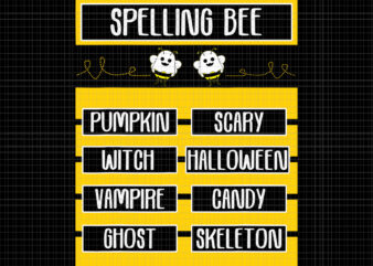 Spelling Bee Pumpkin Halloween Svg, Boo Bee Svg, Pumpkin Svg, Halloween Svg, Boo Boo Svg