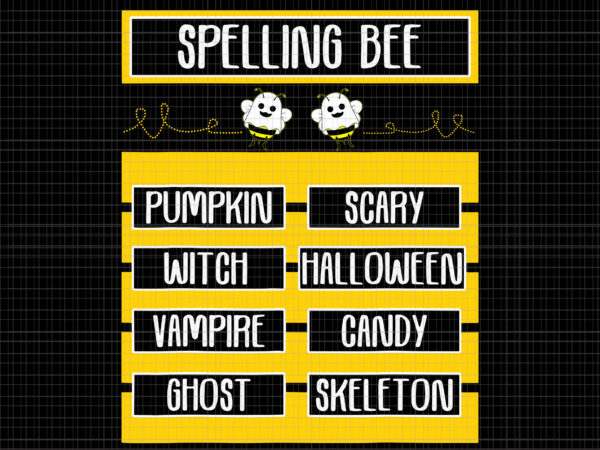 Spelling bee pumpkin halloween svg, boo bee svg, pumpkin svg, halloween svg, boo boo svg t shirt template vector