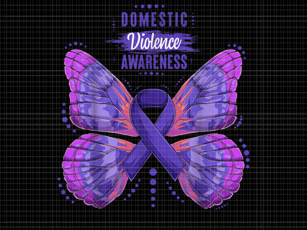 Domestic violence awareness purple ribbon butterfly png, purple ribbon butterfly png, butterfly png t shirt vector illustration