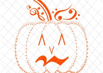 Pumpkin Music Symbols Svg, Music Teacher Halloween Svg, Music Pumpkin Svg, Music Halloween Svg