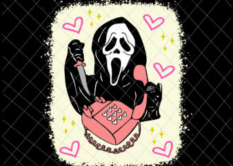 Ghostface Calling Halloween Funny Svg, Scream You Hang Up Svg, Ghostface Halloween Svg