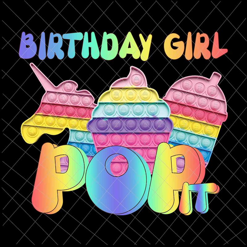 popit birthday shirt