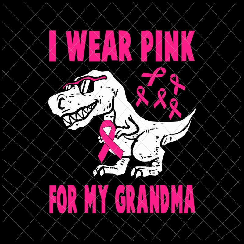 i wear pink for my grandma t shirt