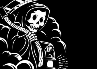 Death t shirt vector illustration
