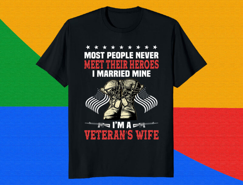 55+ Print ready best selling Veteran T-Shirt