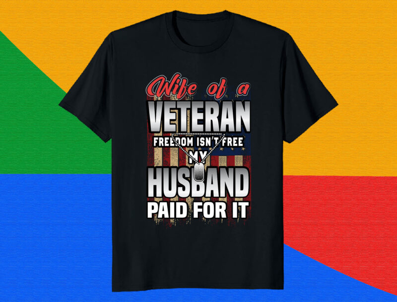 55+ Print ready best selling Veteran T-Shirt