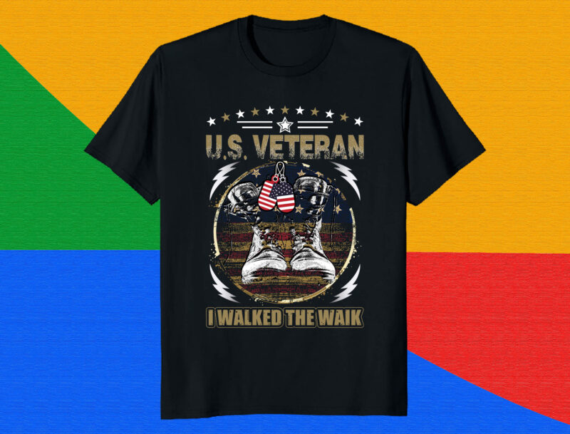 55+ Print ready best selling Veteran T-Shirt