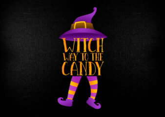 Witch Way to the Candy Halloween svg, Horror Castle, Halloween Castle, Spooky vibes svg, halloween shirt svg, halloween svg, cut files, fall svg, halloween mug, halloween tumbler, cricut svg, trick