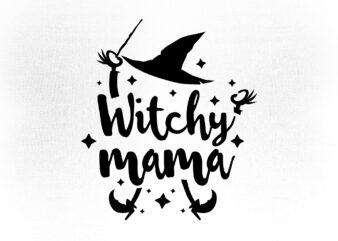 Witchy Mama Halloween svg, Horror Castle, Halloween Castle, Spooky vibes svg, halloween shirt svg, halloween svg, cut files, fall svg, halloween mug, halloween tumbler, cricut svg, trick or treat, png