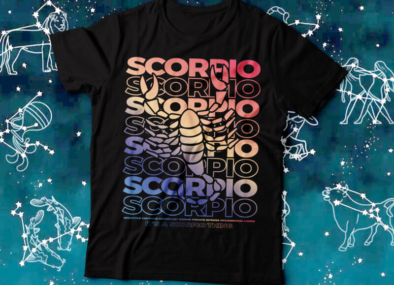 ZODIAC T-SHIRT DESIGN , HOROSCOPE TSHIRT BUNDLE cancer,aries,taurus,libra,lion,pisces,zodiac,capricorn,aquarius,scorpio,virgo,gemini,zodiacal,prediction,star,astrological,constellation,vector,horoscope