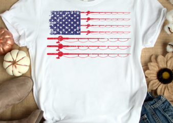 American fishing flag t-shirt, american patriotic fishing t-shirt