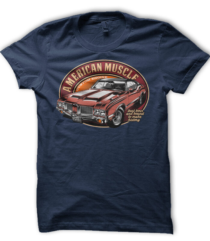 t-shirt vector Bikers, Rockabilly, Vintage Race Bundle vol 5