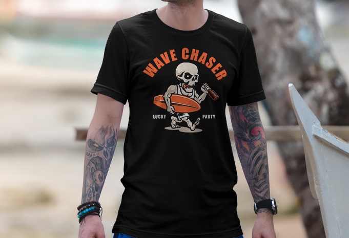 Wave Chaser Tshirt Design