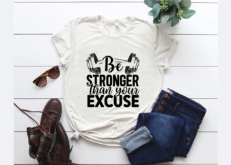 Workout SVG T shirt Design Template