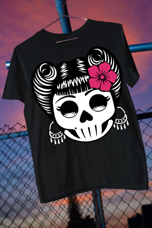 Viva Mexico Mariachi Calabera Dia De Los Muertos Sugar Skull Princess Bundle