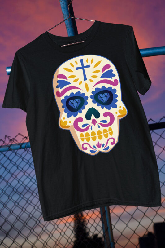 Viva Mexico Mariachi Calabera Dia De Los Muertos Sugar Skull Princess Bundle