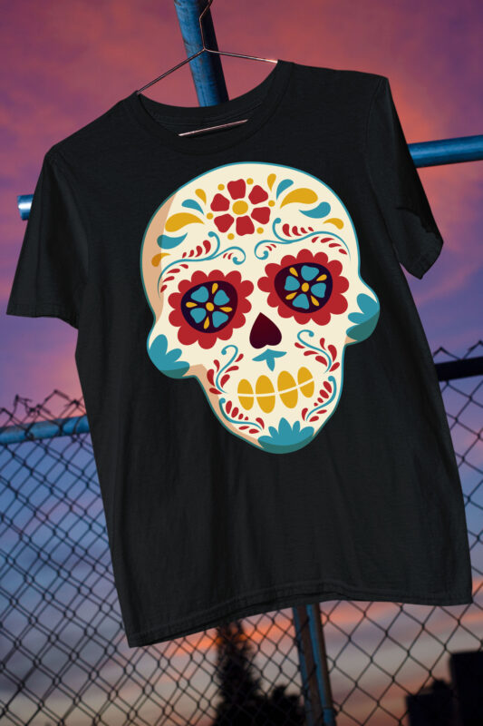 Viva Mexico Mariachi Calabera Dia De Los Muertos Sugar Skull Princess Bundle