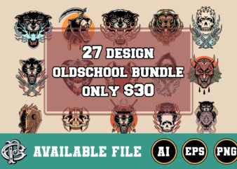27 oldschool design bundle