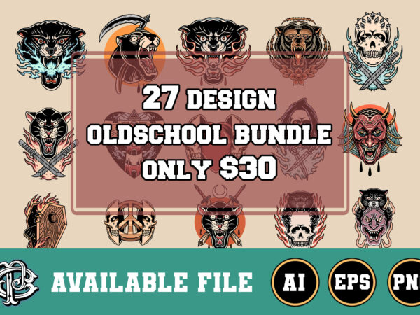 27 oldschool design bundle
