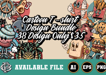 38 cartoon design bundle