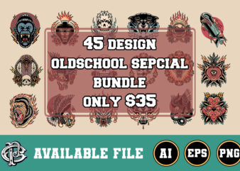 45 oldschool design special bundle only $35