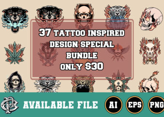 37 tattoo inspired design special bundle