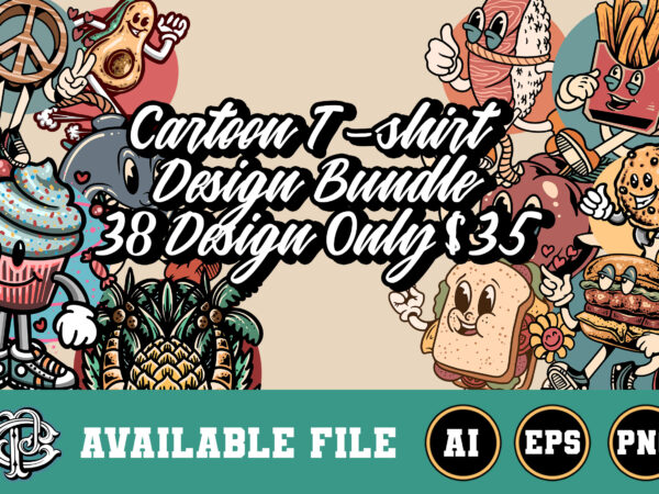 38 cartoon design bundle