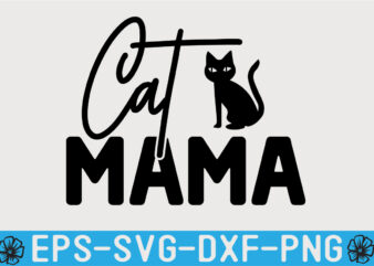 Cat SVG Quotes Design Template