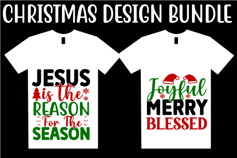 Christmas SVG T shirt Design Bundle