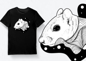 Artistic T-shirt Design – Animals Collection: Squirrel