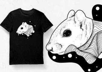 Artistic t-shirt design - animals collection: squirrel