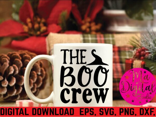 The boo crew svg design