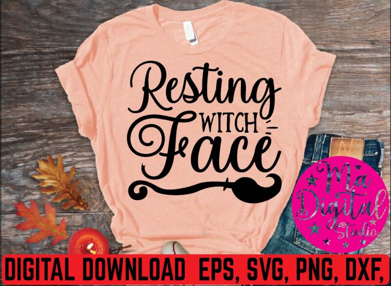 resting witsh face svg design