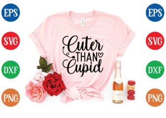 Cuter than cupid graphic t shirt