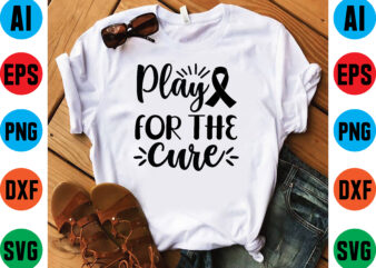 Play for the cure graphic t shirt