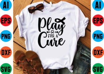 play for a cure t shirt template