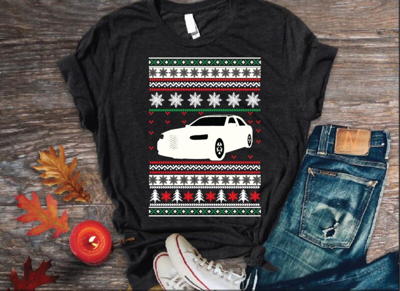 Merry christmas sweater t shirt vector illustration