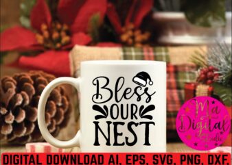 bless out nest svg