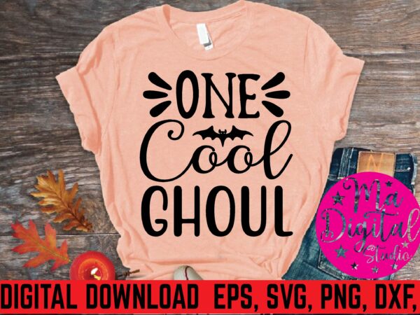 One cool ghoul graphic t shirt