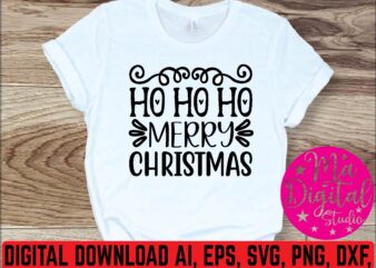 ho ho ho merry christmas graphic t shirt