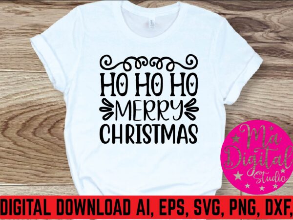 Ho ho ho merry christmas graphic t shirt