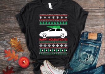 Merry christmas sweater t shirt vector illustration