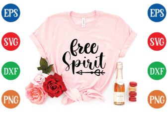 Free spirit t shirt template