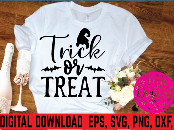 Trick or treat svg design