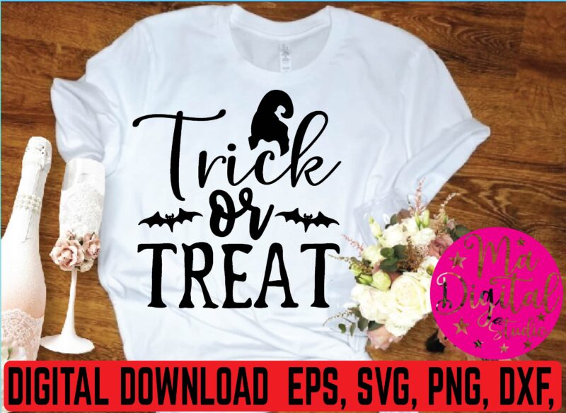 trick or treat svg design